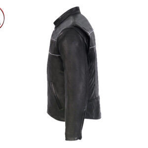 Men's Reflective lining Leather jackets