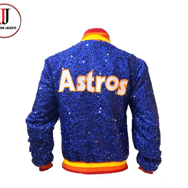 sequin bomber jacket astros sequin jacket