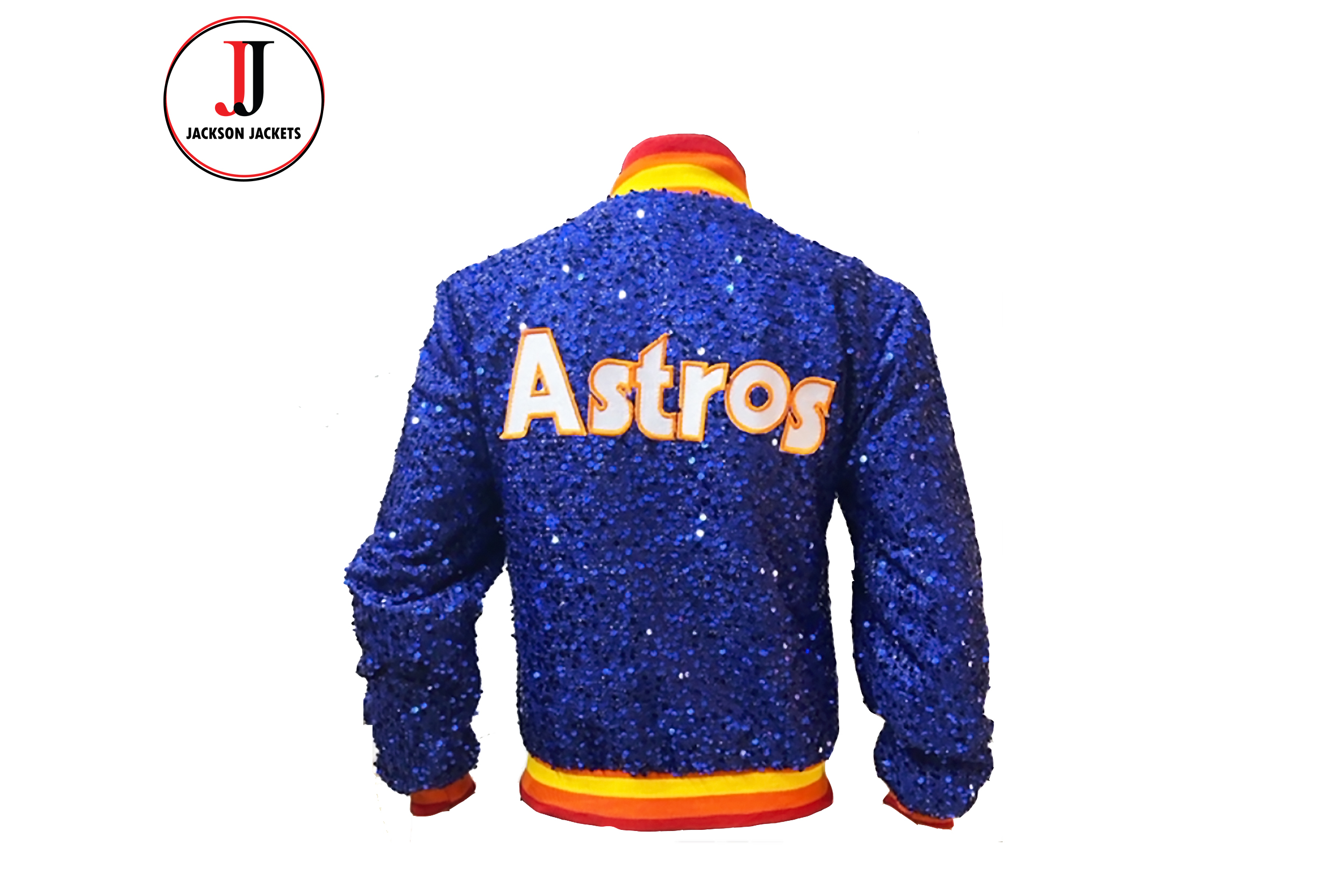 Astros Sequined Bomber Jacket